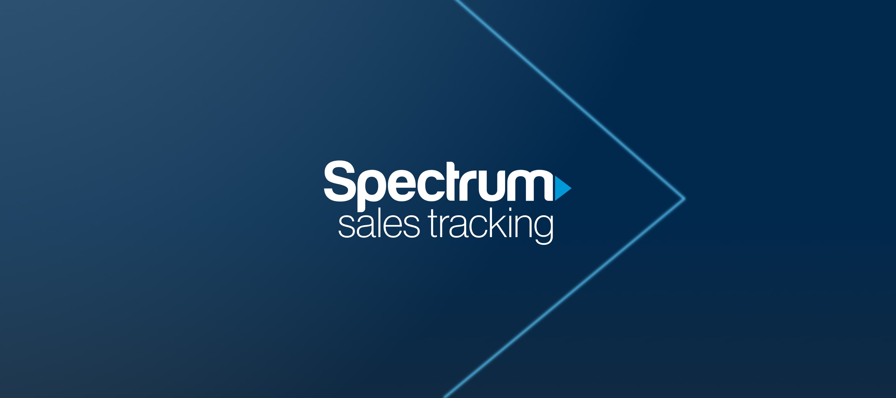 Hero image with Spectrum Sales Tracking Logo.